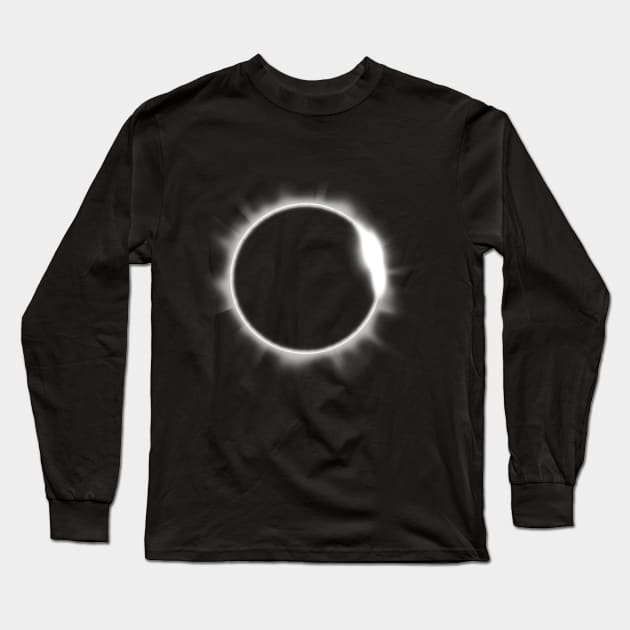 Total Solar Eclipse August 21 2017 Long Sleeve T-Shirt by vo_maria